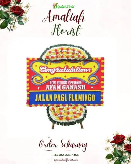 Sewa Papan Bunga Tirak